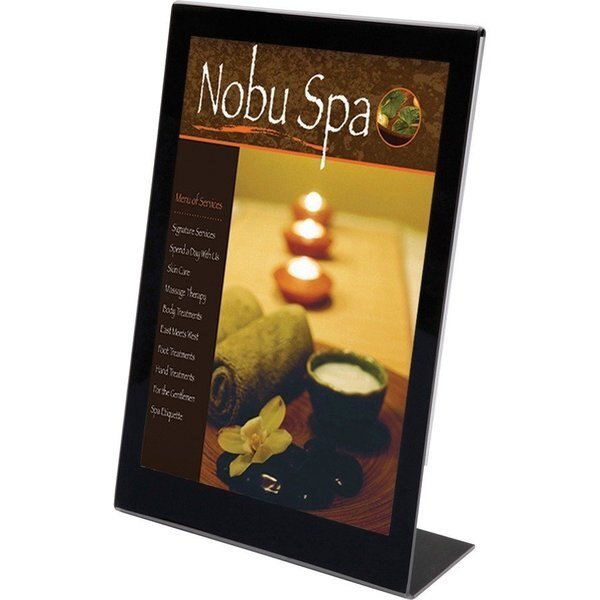 Slanted Standup Sign Holder, Insert 8-1/2